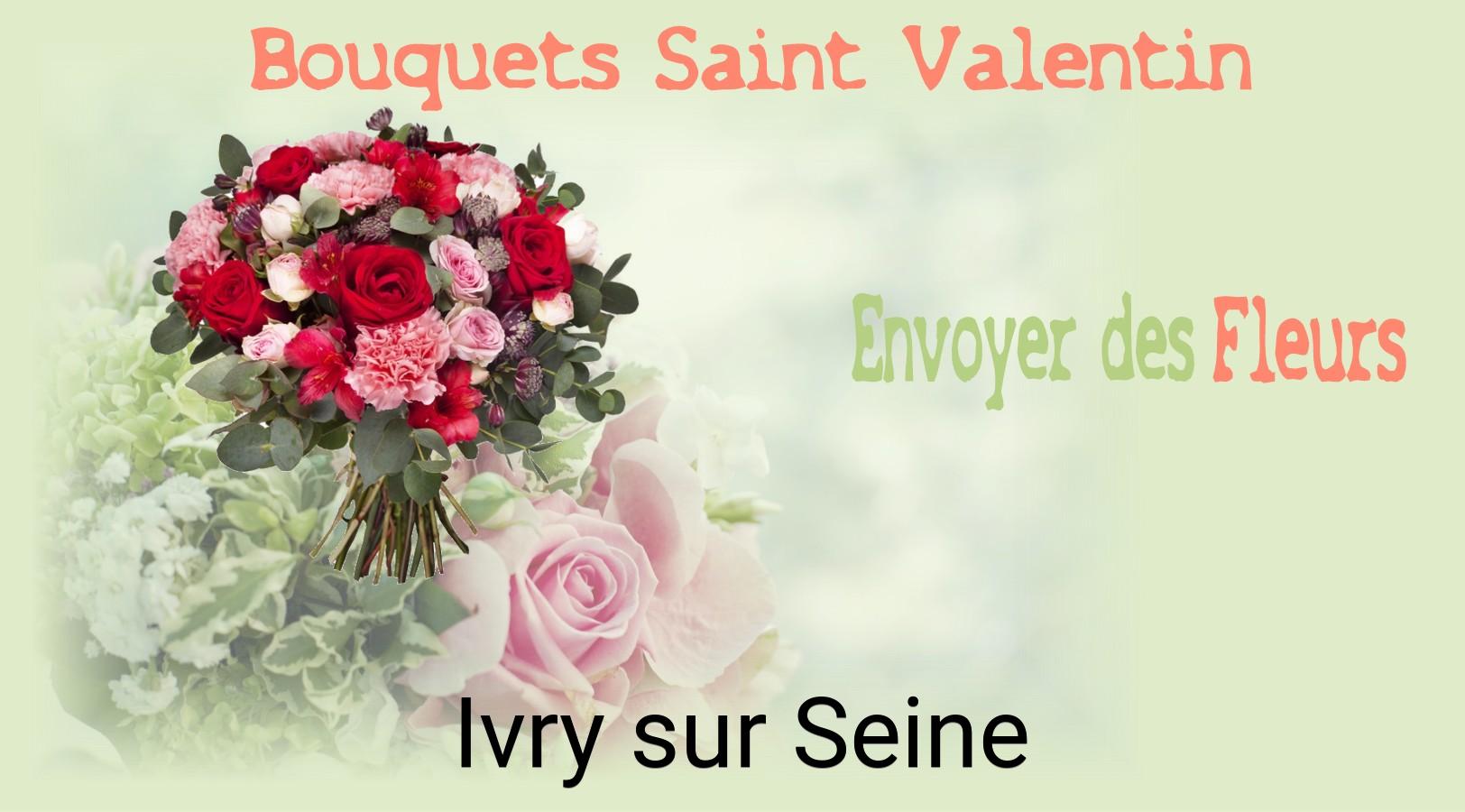 Roses de Saint-Valentin livrées à Ivry-sur-Seine